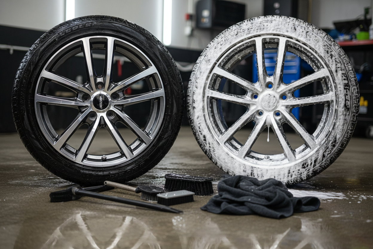 How to Clean Car Wheels and Tires Without Damaging the Finish